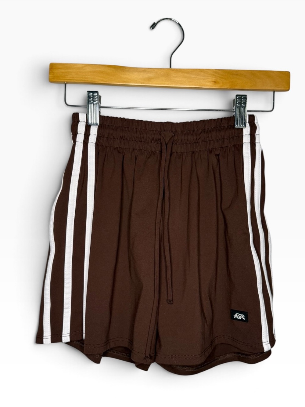 Tiger Friday Seattle Track Shorts in Milano Brown AXS